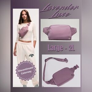 Lululemon Everywhere Belt Bag - Large 2L in Lavender Luxe